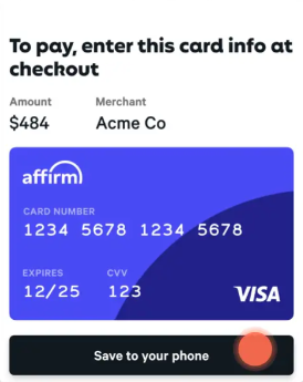 How To Use Affirm Virtual Card?