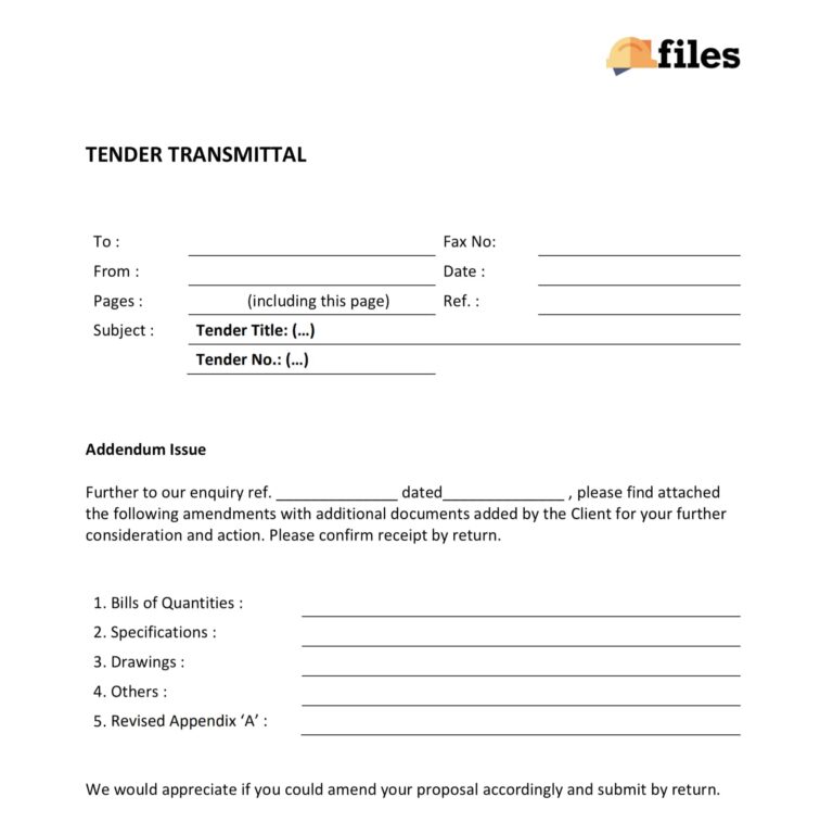 What Is A Transmittal In Construction?