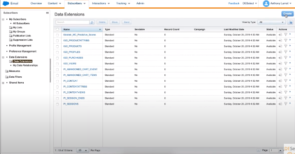 How To Create Data Extension In Salesforce Marketing Cloud?
