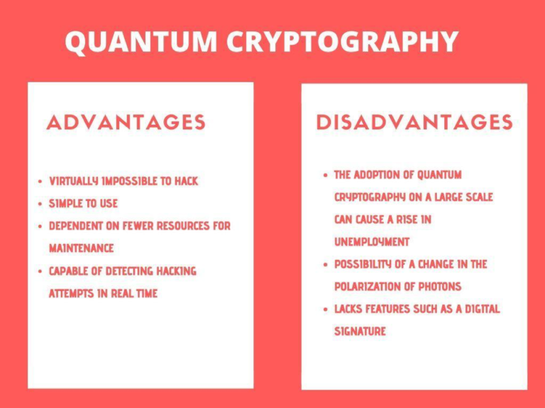 What Are The Advantages And Disadvantages Of Using Quantum Cryptography?