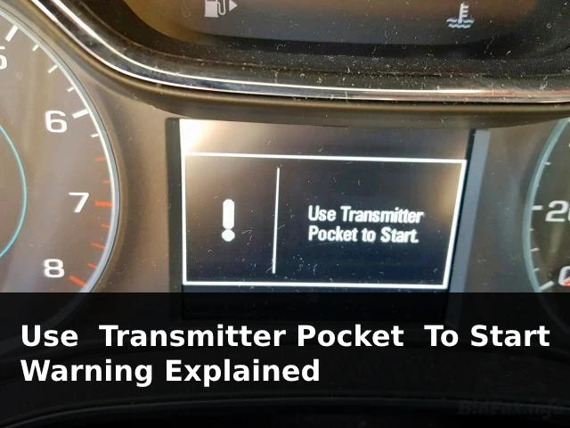 What Does Use Transmitter Pocket To Start Mean?