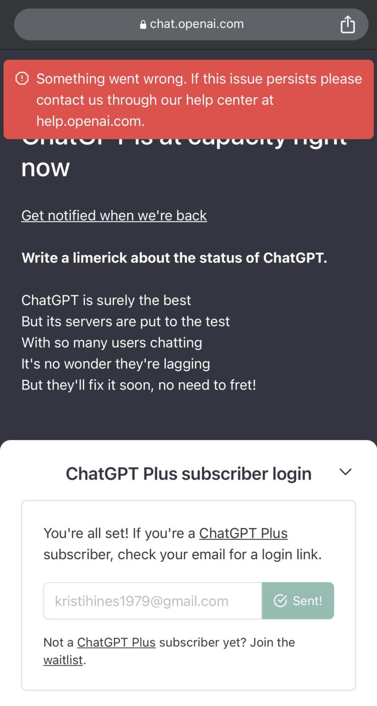 Is Chat.openai Down?