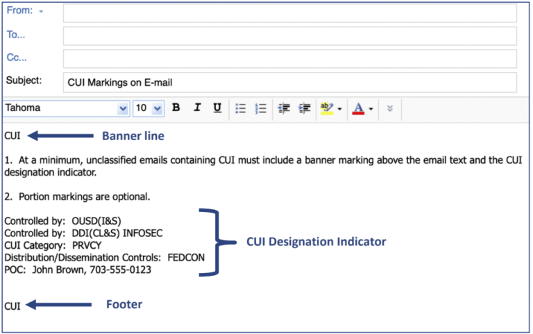 Can Cui Be Emailed If Encrypted?