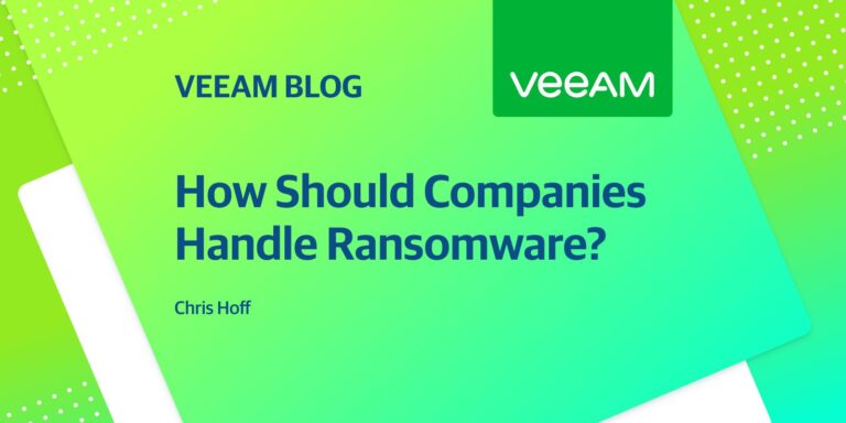 How Should Companies Handle Ransomware?