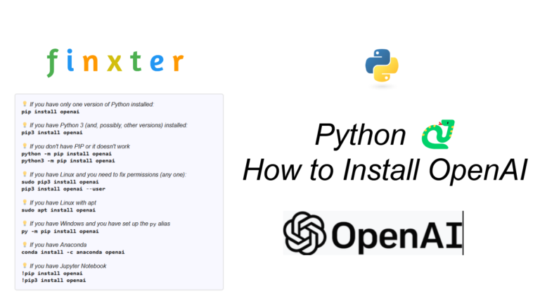 How To Install Openai In Python?