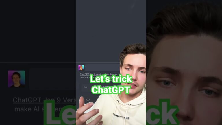 How To Trick Chatgpt?