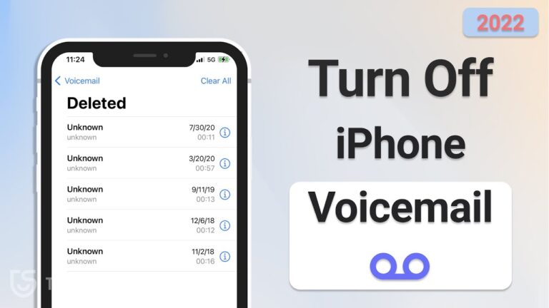 How Do I Turn Off Visual Voicemail?