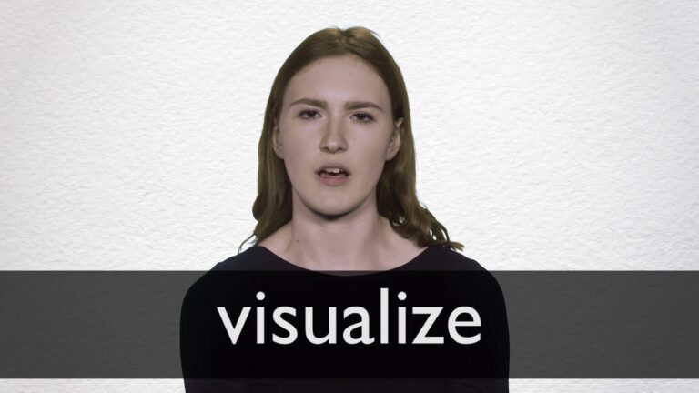 How To Pronounce Visualize?