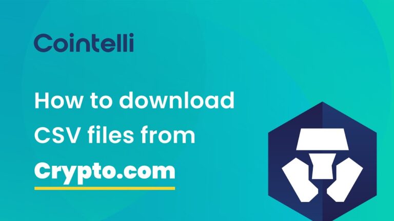 How To Get Csv File From Crypto.com?