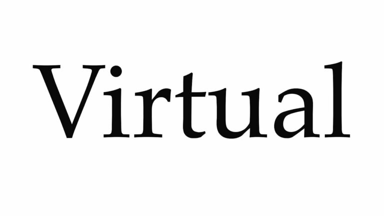 How To Pronounce Virtual?