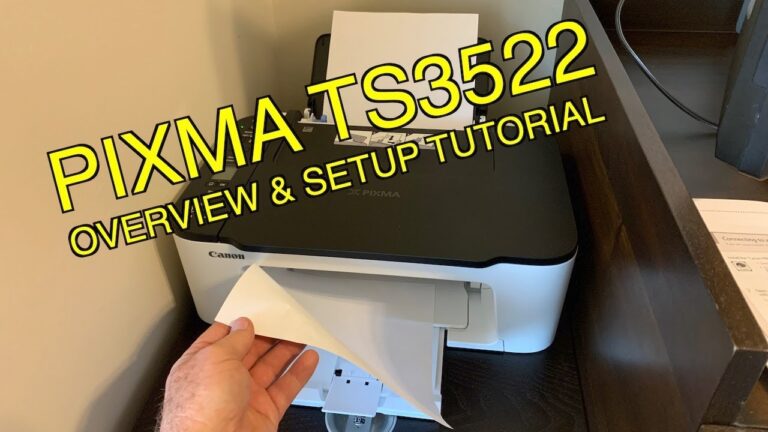 How To Connect Canon Ts3522 Printer To Computer?