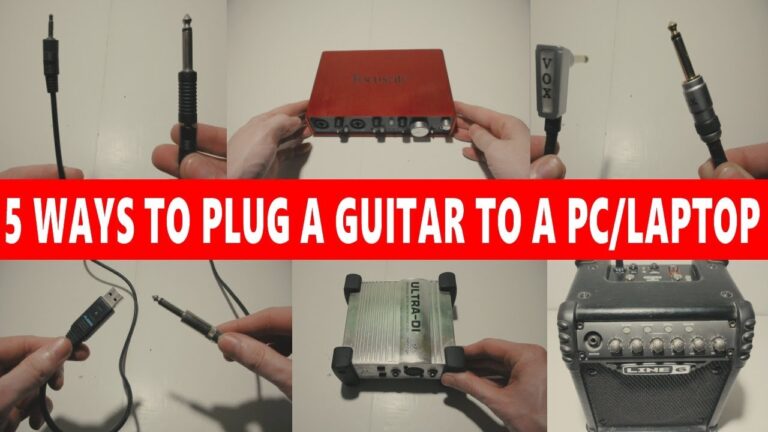 How To Plug Guitar Into Computer?