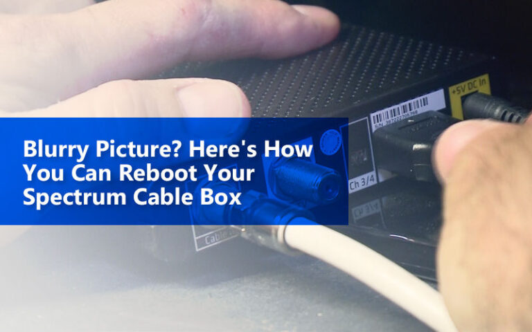 Where Is The Reset Button On Spectrum Cable Box?