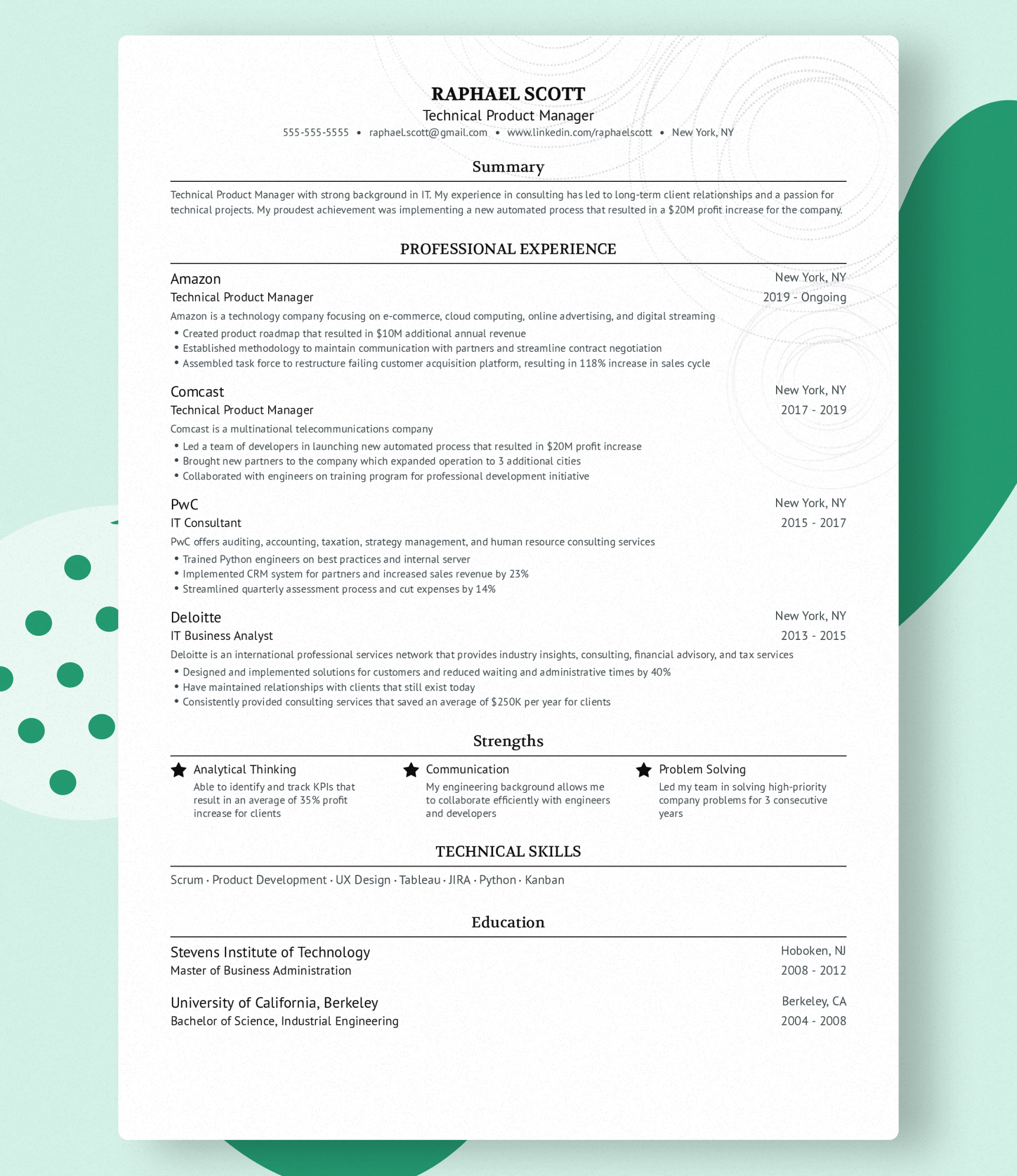 create a resume with chatgpt