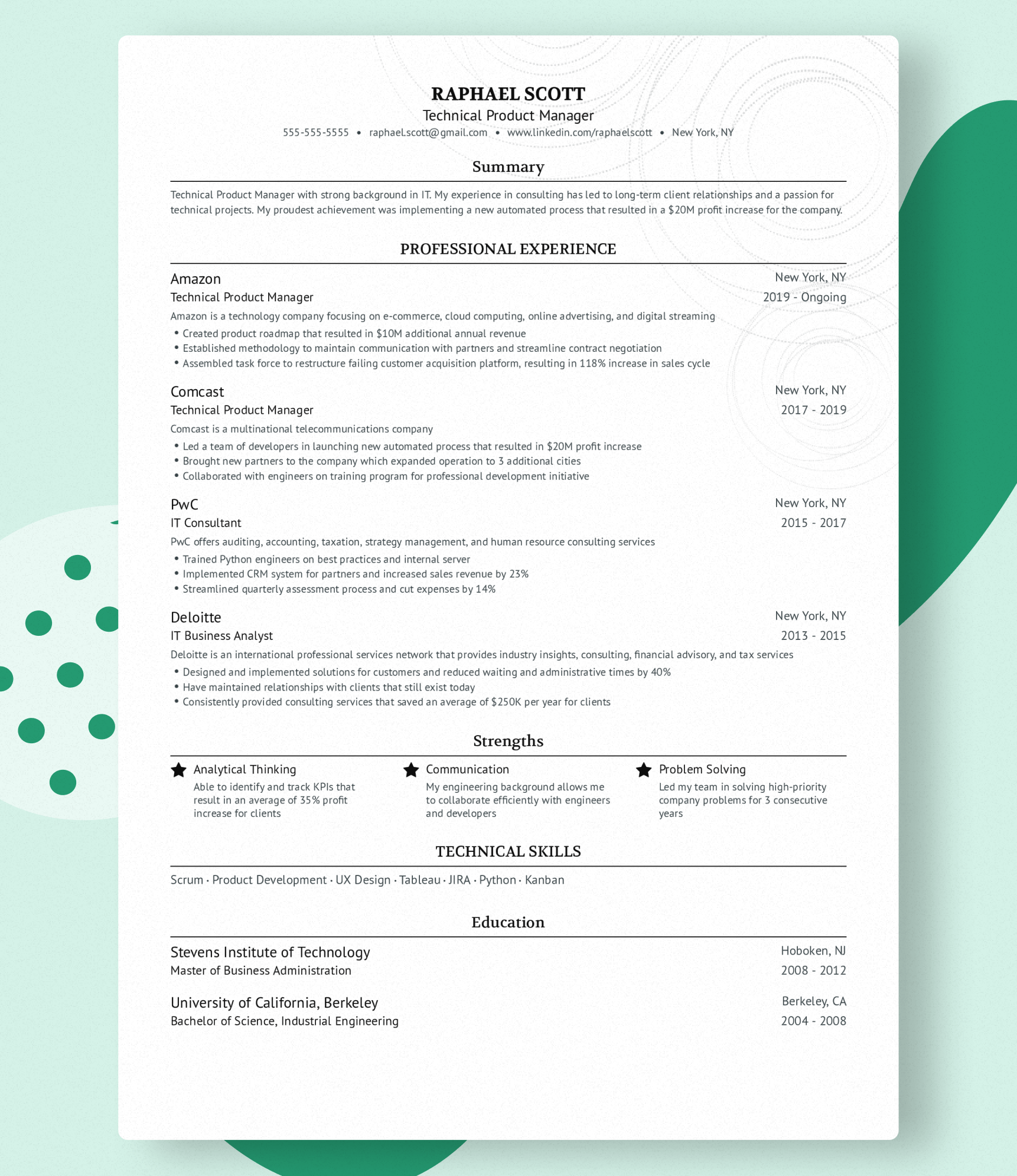 writing a resume using chatgpt