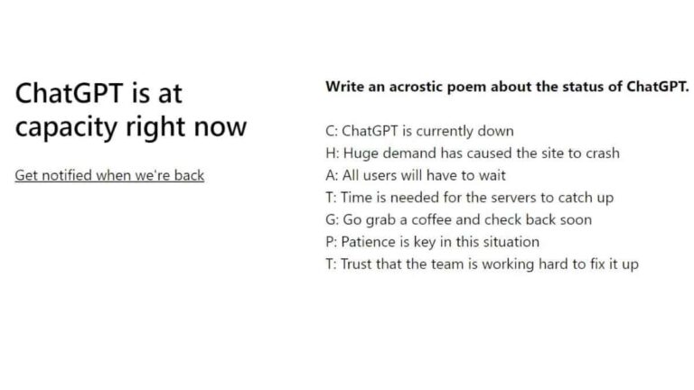 Is Chatgpt Working Right Now?