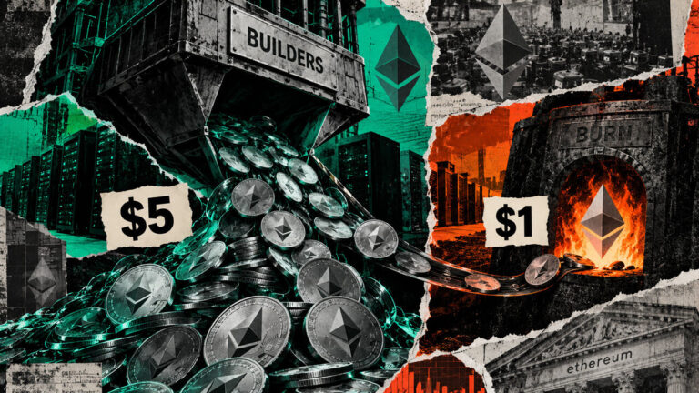 Builder receipts versus ETH burn